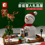 Lego Sembo - Christmas Snowman Gift House