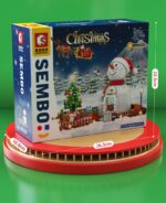 Lego Sembo - Christmas Snowman Gift House - Image 2