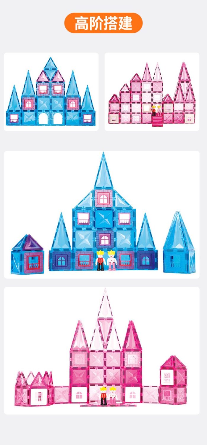 Onshine Ice Castle Magnetic Tiles 63 Pcs - Image 7