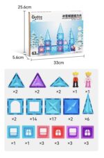 Onshine Ice Castle Magnetic Tiles 63 Pcs - Image 3