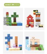 Onshine Mine Craft Magnetic Blocks - Forest Adventure 102 Pcs - Image 2