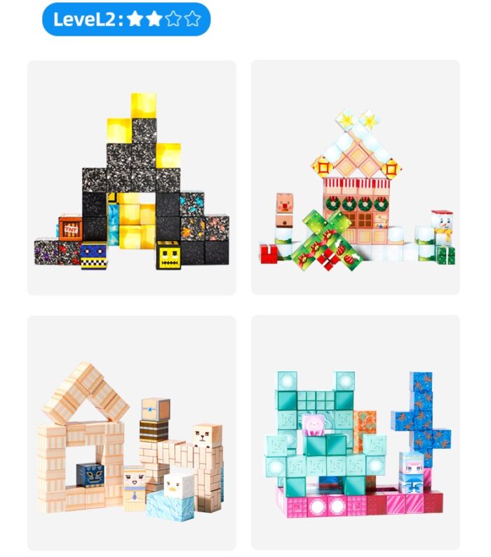 Onshine Mine Craft Magnetic Play World - Forest Adventure 102 Pcs - Image 8