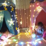 Tent Castle With Light Balls