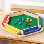 Shut The Box Wooden Dice For 6 Players