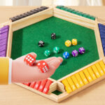 Shut The Box Wooden Dice For 6 Players - Image 2
