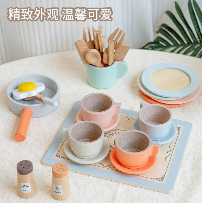 Afternoon Tea Kitchen Wooden Set - Image 2
