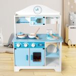 Wooden Kitchen - Blue