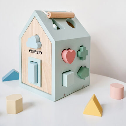 Toddler Wooden Shape Sorting House