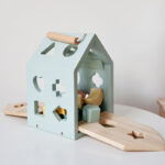 Toddler Wooden Shape Sorting House - Image 2