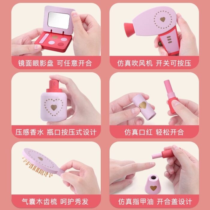 Vanity Table - Onshine Pink - Wooden - Image 2