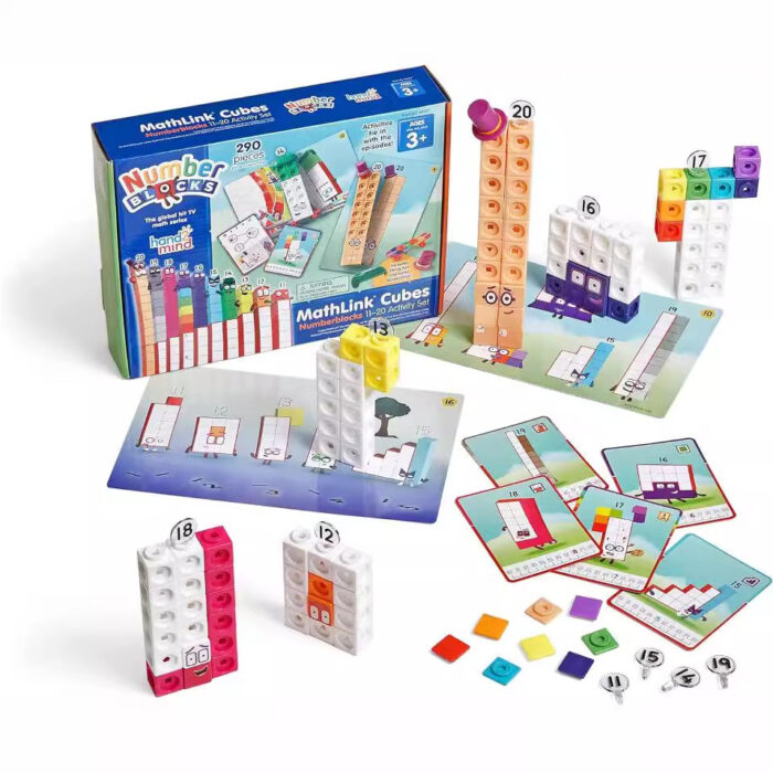 Math Link Cubes - Number Blocks 11-20 - Image 3