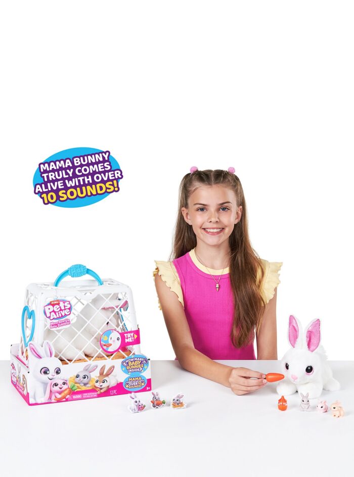 Zuru Pets Alive Mama Bunny & Baby Surprise - Image 2