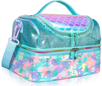 Lunch Box Bag - Double Layer - Mermaid