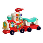 4 In 1 Push Walker & Ride On Learning Train