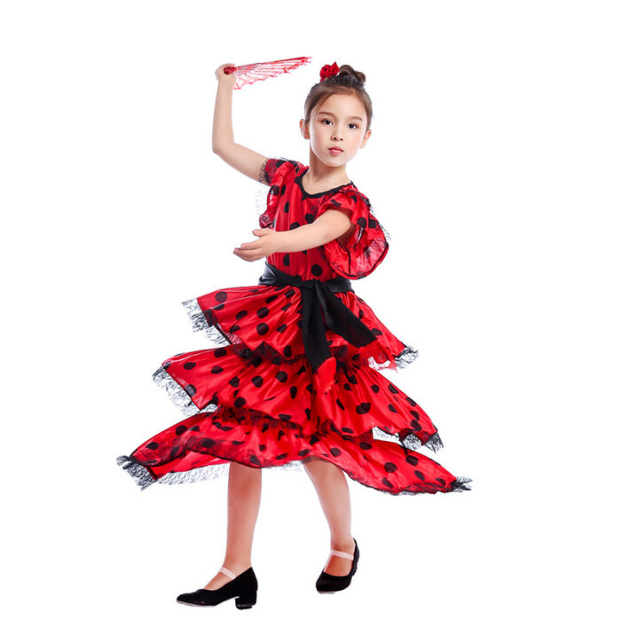 Costume - Traje De Flamenca - Spanish Girl - Image 2