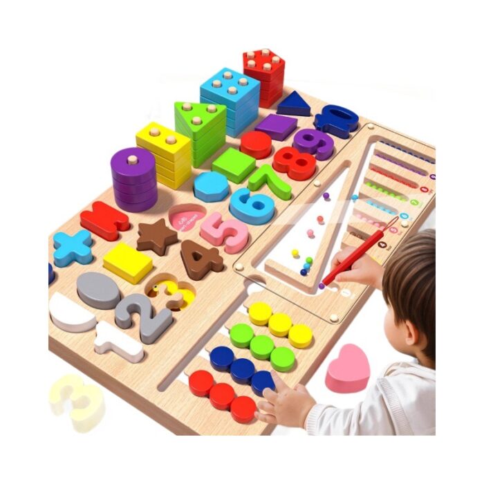 Montessori Algorithm Alphabet , Numbers & Shapes - Image 3