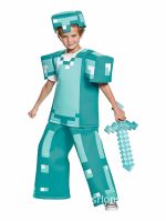 Costume - Mine Craft Steve with Diamond Armour