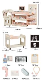 Wooden Hospital - Emergency Center - Pink - Image 2