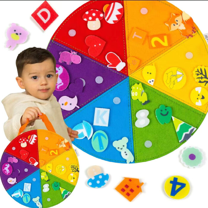 IMG_9591 Montessori Busy Board Wheel - Image 1