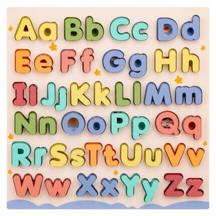 Alphabet Puzzle - Wooden - Upper & Lower Case