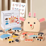 Animal Change Face Building Blocks