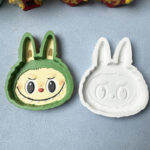 DIY Gypsum Labubu Face