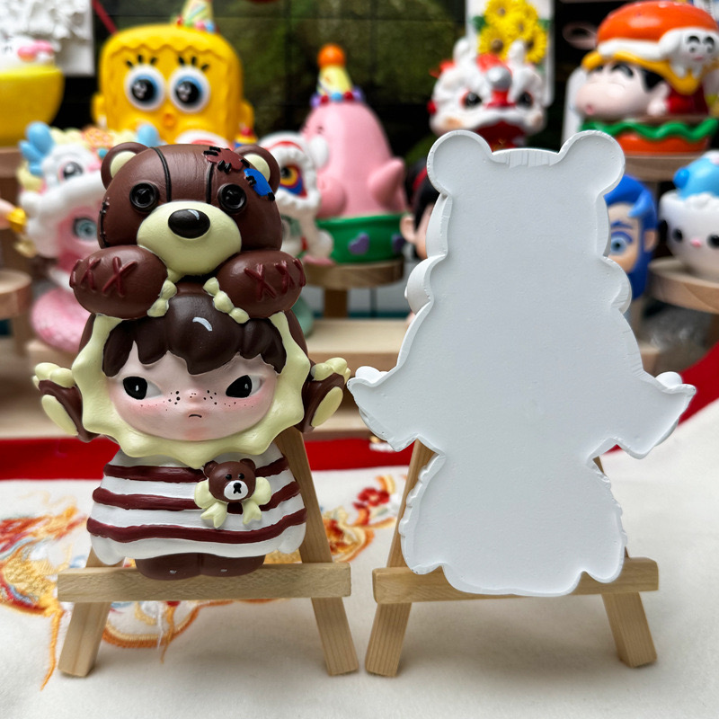 IMG_3662 (2) DIY Gypsum Labubu With Bear Head - Image 1