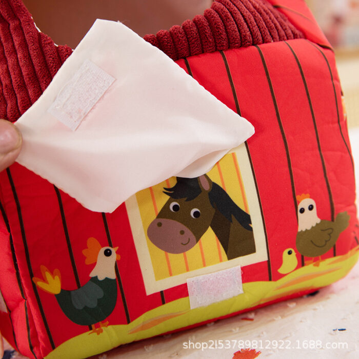 IMG_4873 Farm Cloth Plush Toy With Animals - Image 5