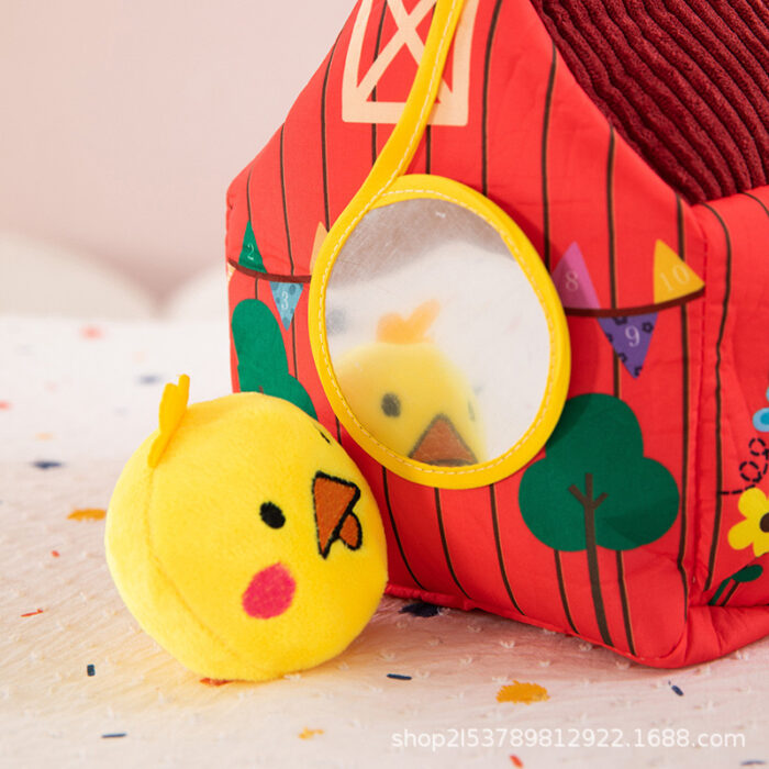 IMG_4875 (1) Farm Cloth Plush Toy With Animals - Image 4