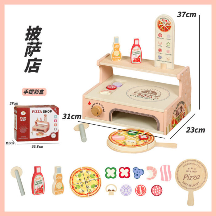 Pizza Shop - Pink - Wooden - Image 2