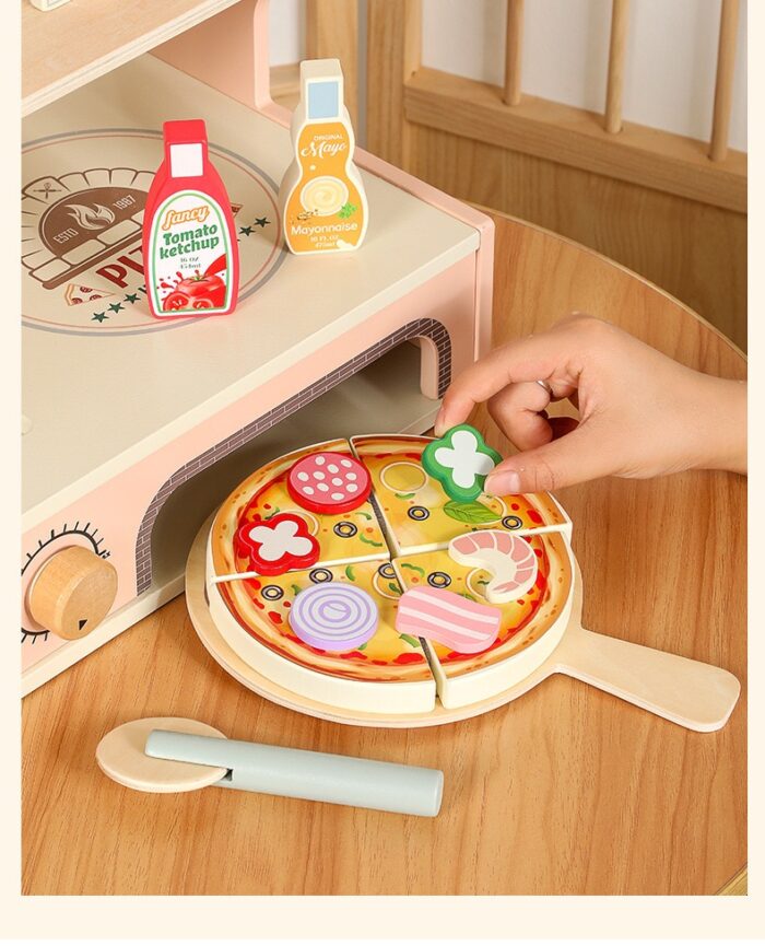 Pizza Shop - Pink - Wooden - Image 4