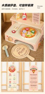 Pizza Shop - Pink - Wooden