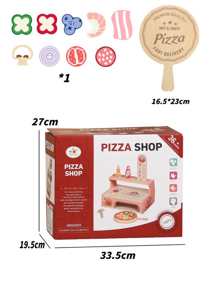 Pizza Shop - Pink - Wooden - Image 3