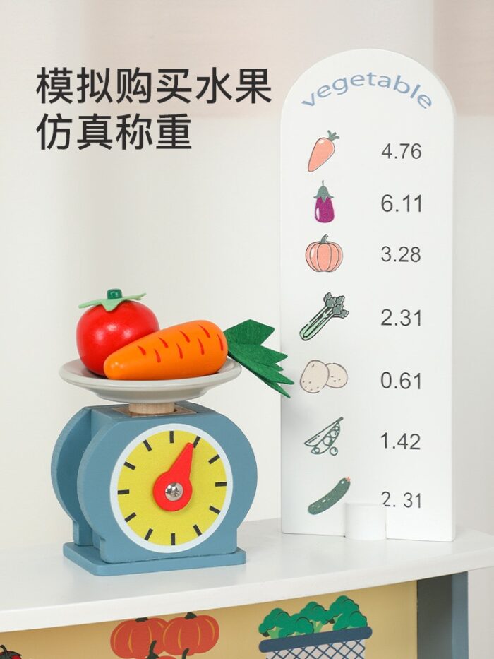 Vegetable Stall - Wooden - Image 4