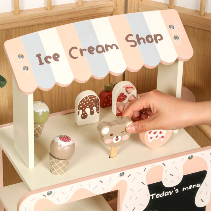 Dreamy Ice Cream Wooden Truck - Image 5