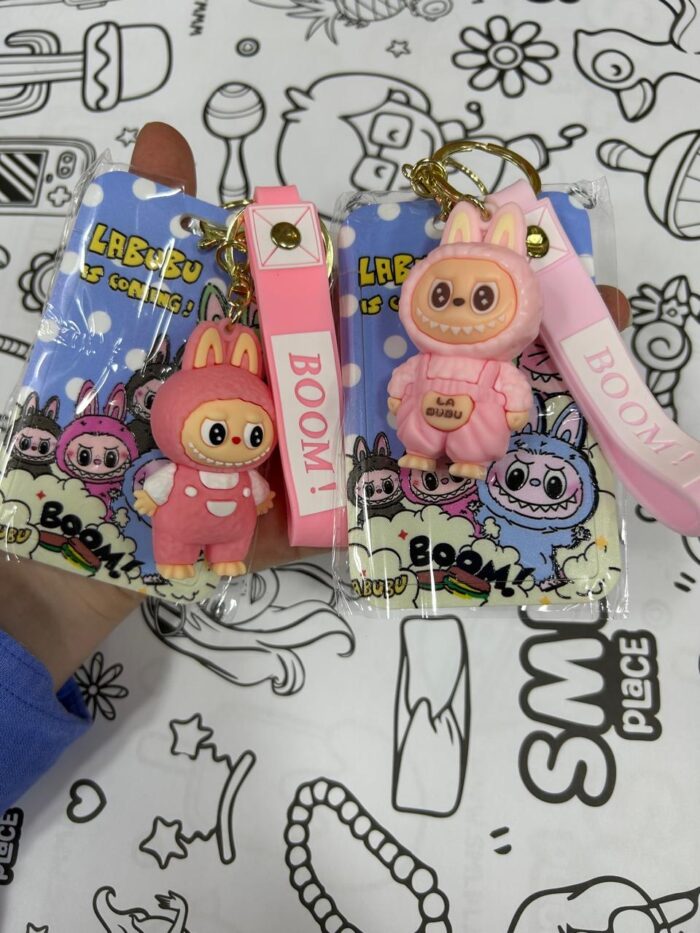 e2562c55-f917-4c36-ace5-96d728363b78 Key Chain Labubu - Pink - Image 1