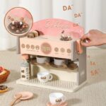 Coffee Machine Pink - Wooden - Image 3