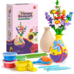 Flower Bouquet With Air Dry Clay