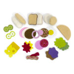 Felt Cloth Hamburger -Sandwich Game - Image 3