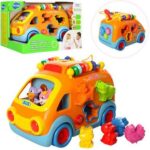 Hola - Shape Sorting Bus - Orange