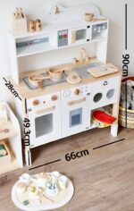 Wooden Kitchen - Kienvy - White With Stove & Two Burners - Image 6