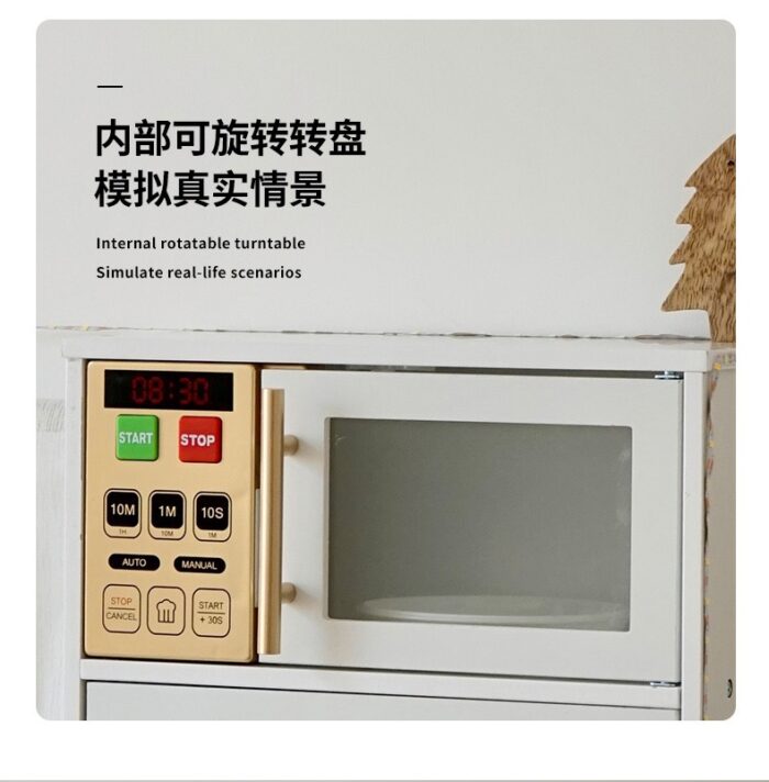 Wooden Kitchen - White With Gold & Real Sink - Image 6