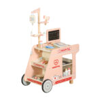Wooden Hospital - Medical Trolley - Pink