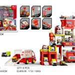 Little Actress Multifunctional Rescue Fire Fighter Station
