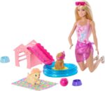 Barbie Puppy Pool Party Toy Playset - Image 2