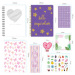DIY Journal Set - 2 in 1 Super Pack - Purple Color - Image 3