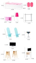 Wooden Doll House - Modern Four Story - Image 15