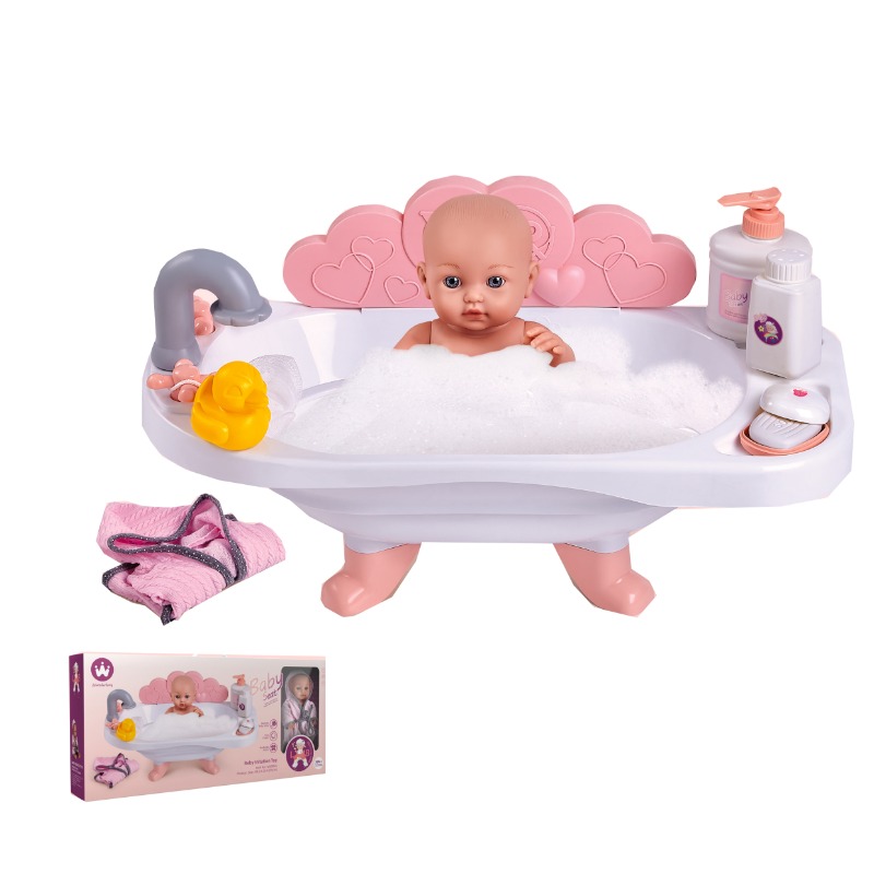 IMG_3111 Baby Doll With Bath Tub - 12 Inch - Image 1