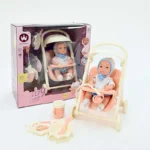 Baby Doll With Carriage - 9 Inch