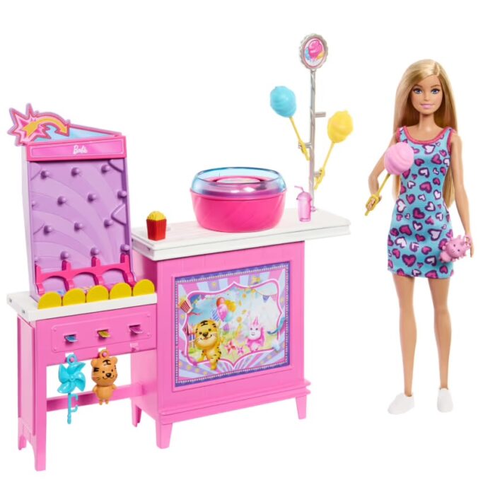 Barbie Mysteries: Beach Detectives Malibu Doll, Cotton Candy Game Playset & Accessories - Image 2